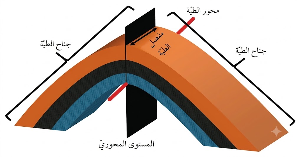 أجزاء الطيات