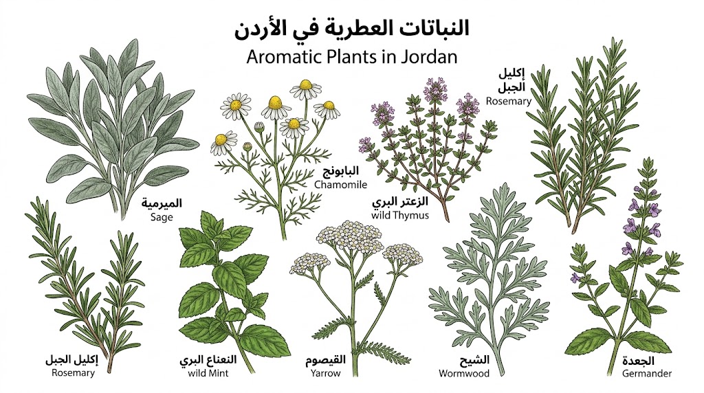 النباتات العطرية في الأردن