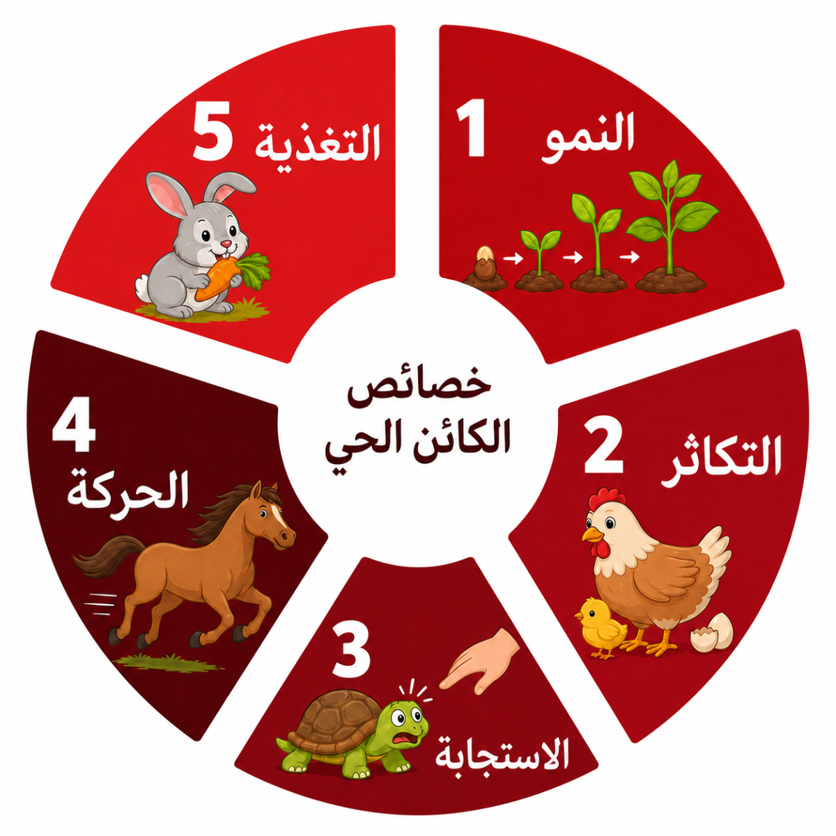 خصائص الكائن الحي