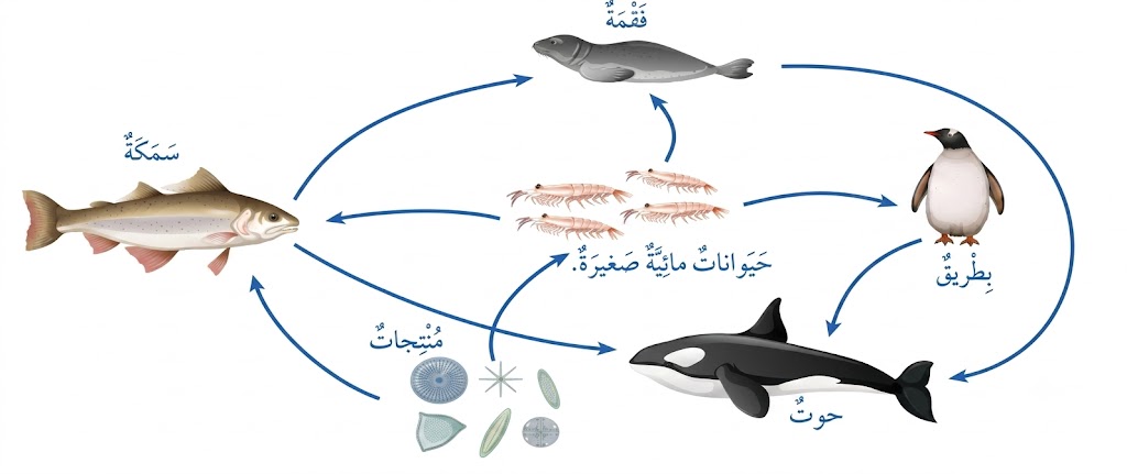 شبكة غذائية مائية
