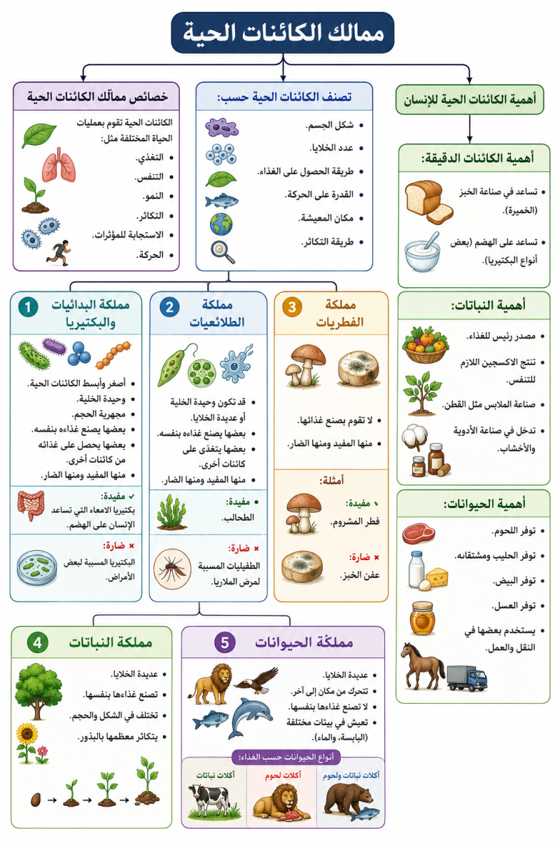 ممالك الكائنات الحية