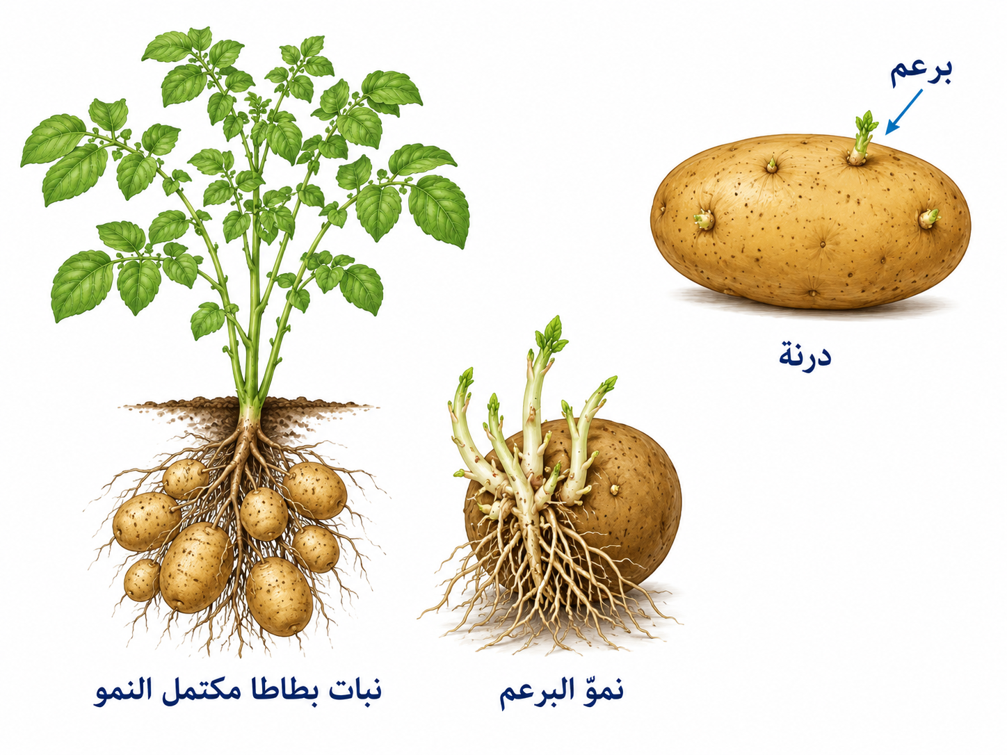 التكاثر بالدرنات