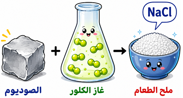 تكون ملح الطعام تكون ملح الطعام