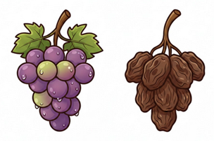 تجفيف العنب (الزبيب)