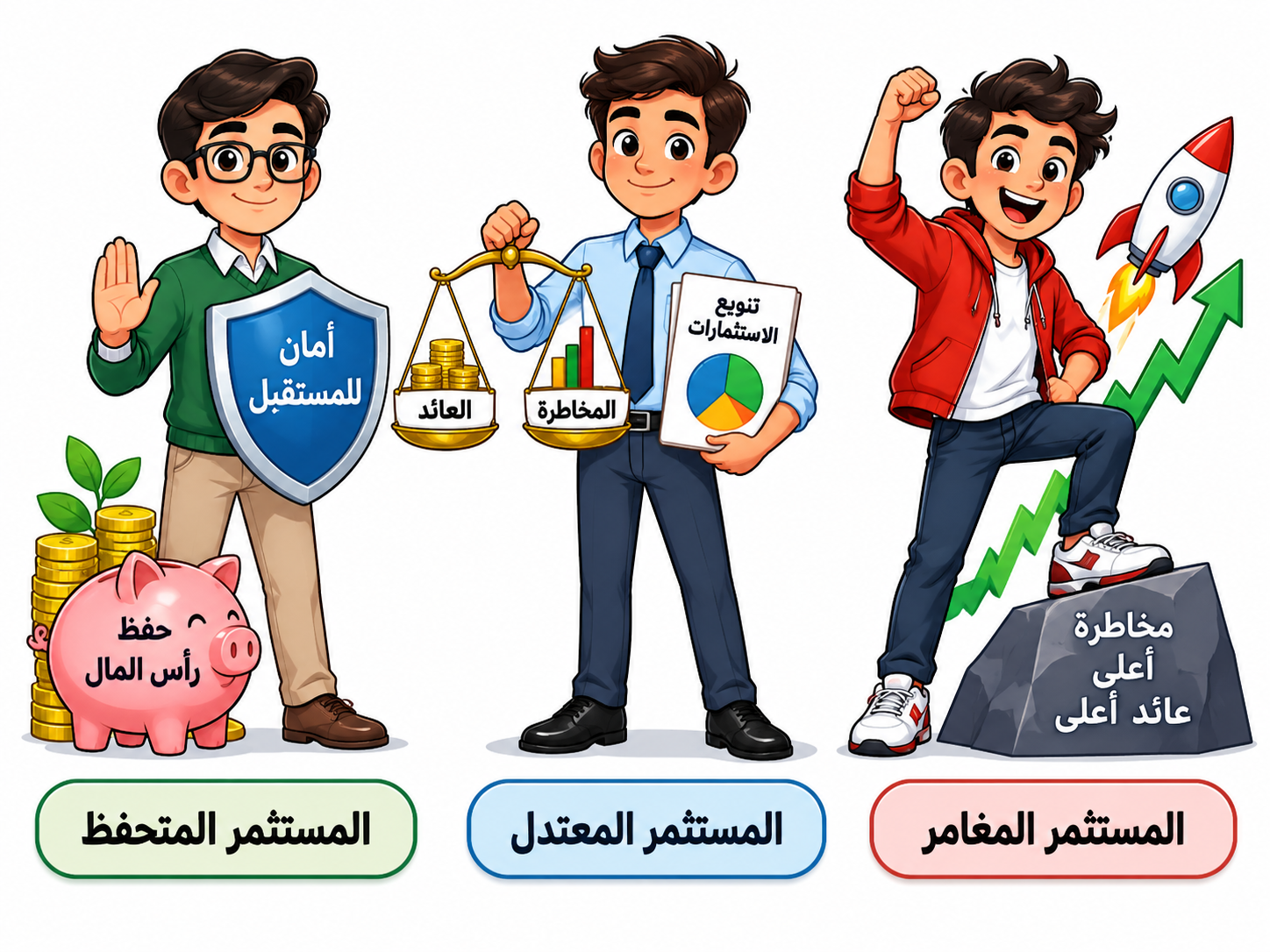 أنواع المستثمرين